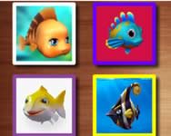 Cute fish jigsaw kirakós HTML5 játék
