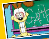 Garfield játékok puzzle 8 kirakós ingyen játék
